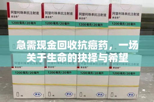 上海急需现金回收抗癌药，一场关于生命的抉择与希望