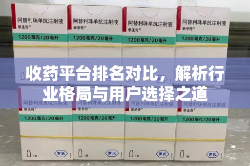上海收药平台排名对比，解析行业格局与用户选择之道